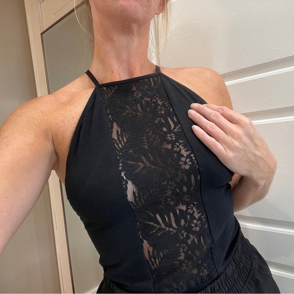 Victoria's Secret PINK High Neck Lace Bodysuit - Picture 2 of 9